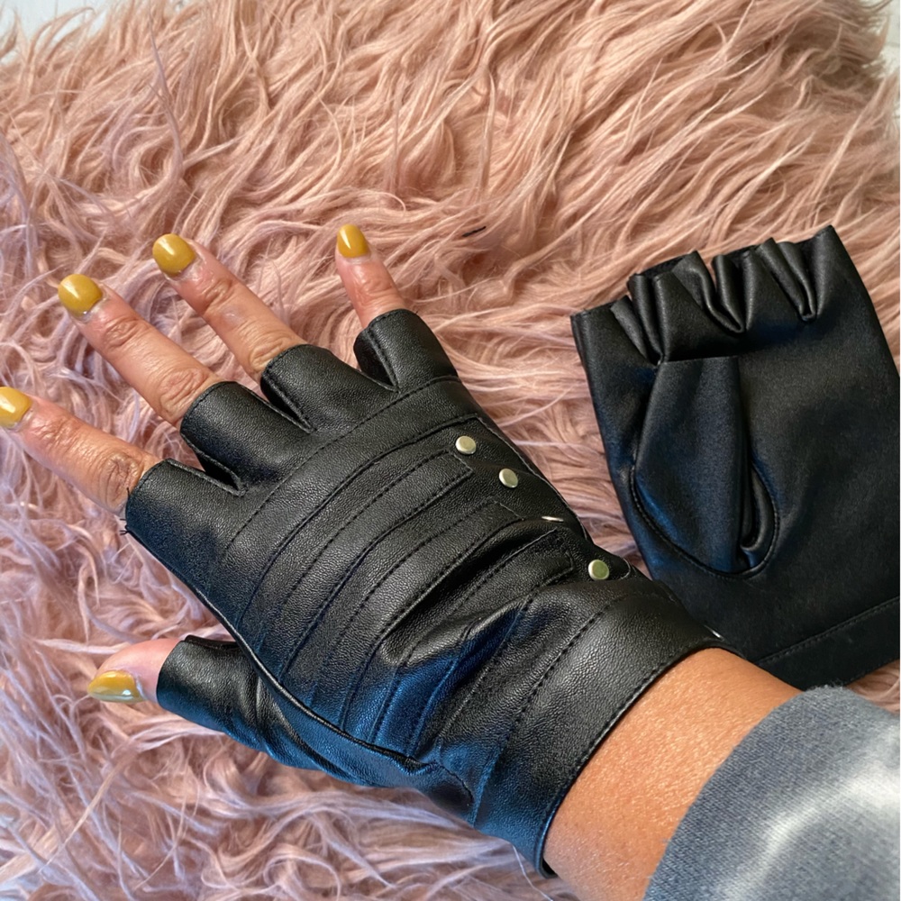 Faux Leather Drivers Gloves